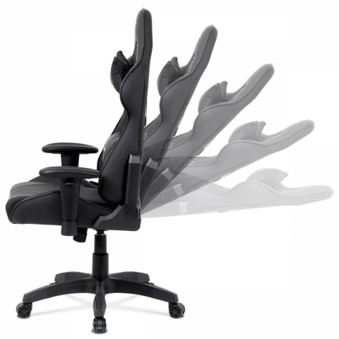 Kancelářská židle houpací černá Karbon KA-F03 BK