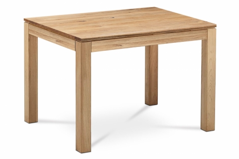 Jídelní dubový stůl pro 2, 4 nebo 6 osob 120x80 masiv DS-D120 OAK 