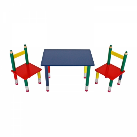 <![CDATA[Dětský set stůl + 2 židle Pastelky Idea]]>