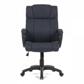 Kancelářská židle křeslo modrá látka, černý kříž KA-C707 BLUE2 
