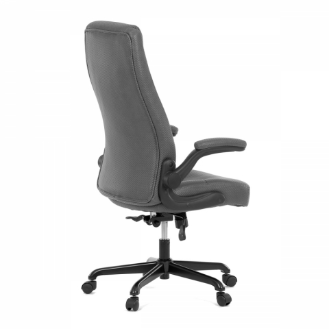 <![CDATA[Kancelářská židle křeslo šedá koženka, kov černá KA-C708 GREY2 Autronic]]>