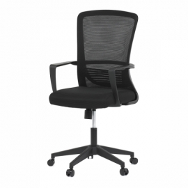 Kancelářská židle křeslo černá MESH KA-S249 BK