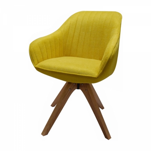Luxusní jídelní židle žlutá 26020001